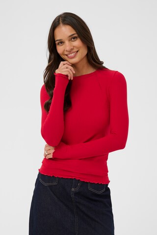 Kaffe Shirt 'KADrew' in Rot: Vorderseite