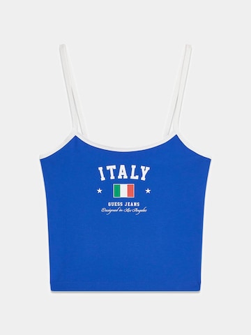 GUESS Top 'Nation' in Blau