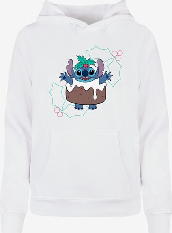 ABSOLUTE CULT Sweatshirt 'Lilo And Stitch - Pudding Holly' in Weiß: predná strana
