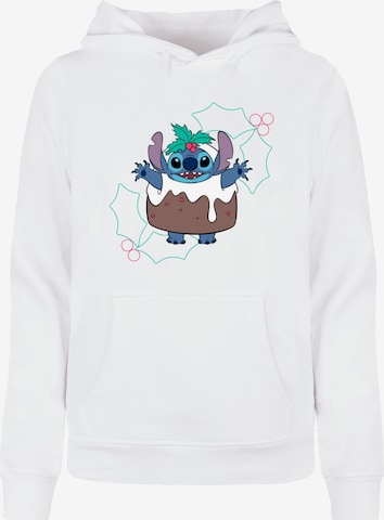 Sweat-shirt 'Lilo And Stitch - Pudding Holly' ABSOLUTE CULT en blanc : devant