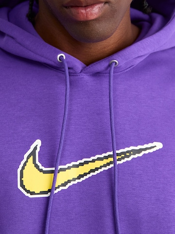 Nike Sportswear Sweatshirt 'CLUB' in Purple