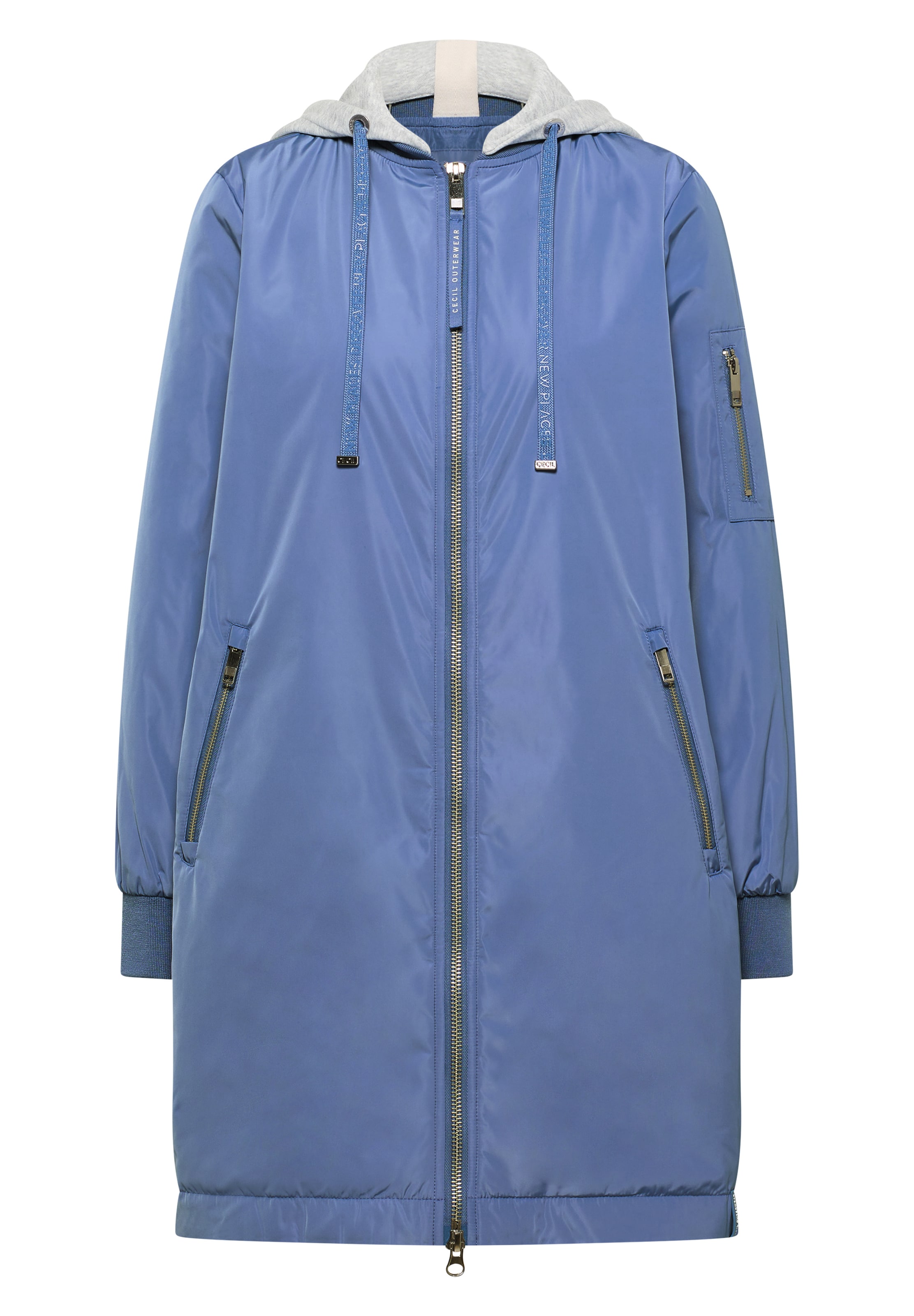 CECIL Between-Seasons Coat in Light blue, Item view