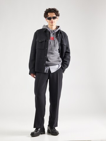 HUGO Sweatshirt 'Daratschi214' in Grey