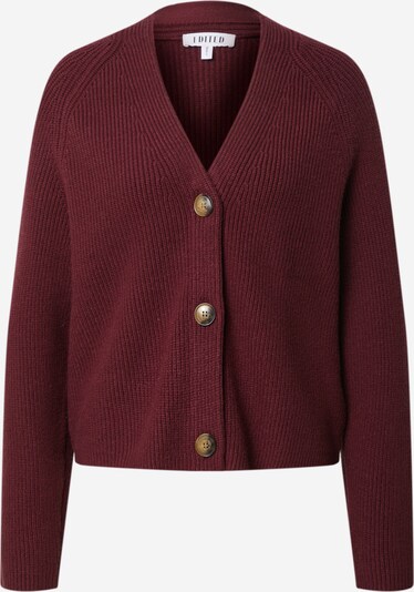 EDITED Strickjacke 'Logan' in burgunder, Produktansicht