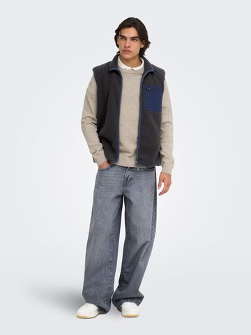 Only & Sons Bodywarmer 'DALLAS ' in Grijs