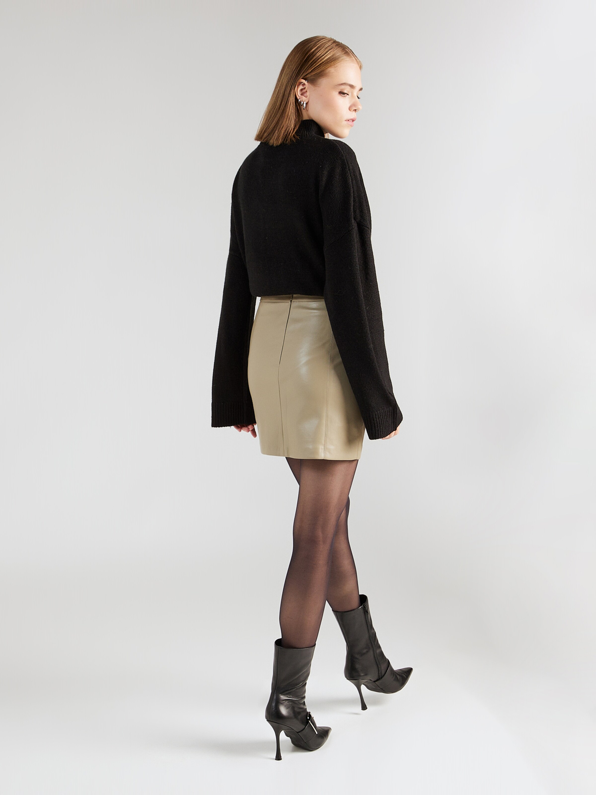 Khaki skirt topshop hotsell