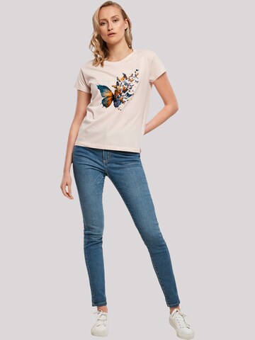 T-shirt 'Schmetterling' F4NT4STIC en rose