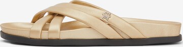 TOMMY HILFIGER Mules in Gold: front