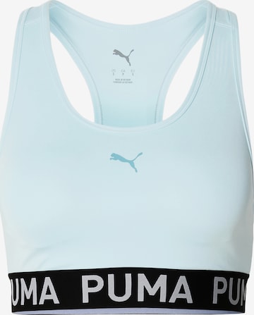 PUMA Korzetová Sportovní podprsenka '4KEEPS' – modrá: přední strana