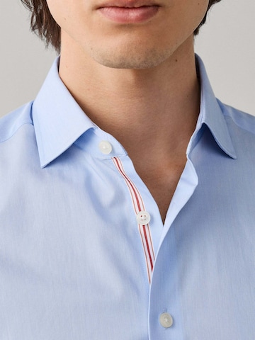 Hackett London Regular fit Overhemd in Blauw