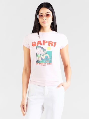 TOPSHOP Μπλουζάκι 'KIA EVERYDAY' σε ροζ: μπροστά