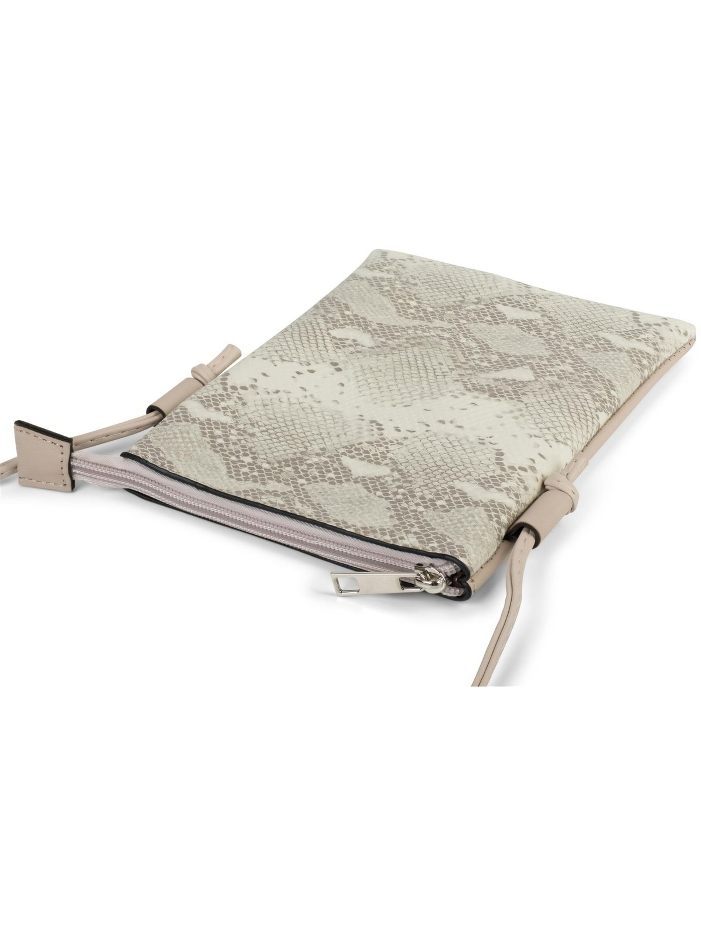 styleBREAKER Umhängetasche 'Mini Umhängetasche Schlangenleder Optik'‌‌‌ in Beige