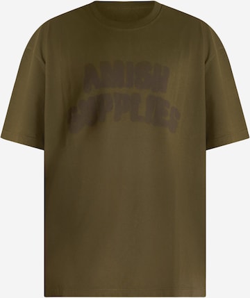 T-Shirt AMISH en vert : devant