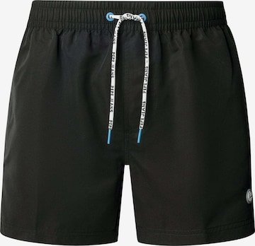 Pepe Jeans Badeshorts in Schwarz: Vorderseite