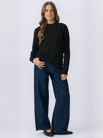 TEESHOPPEN Sweater ' Crewneck ' in Schwarz