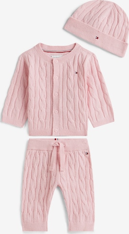 Set de la TOMMY HILFIGER pe roz: față