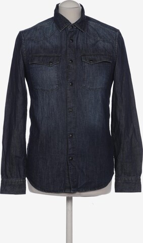 Jules Button Up Shirt in S in Blue: front