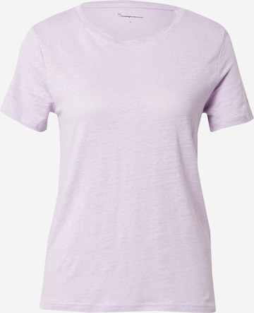 KnowledgeCotton Apparel Shirt 'HOLLY' in Purple: front