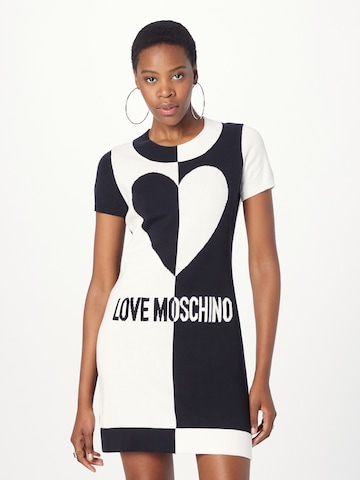 Love Moschino Šaty - Čierna: predná strana