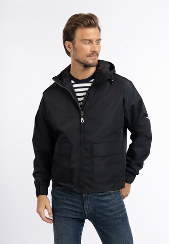 DreiMaster Maritim - Chaqueta funcional 'Bridgeport' en negro: frente