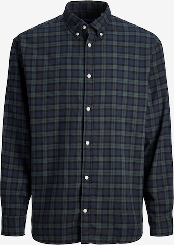 Coupe regular Chemise 'COZY' JACK & JONES en bleu : devant