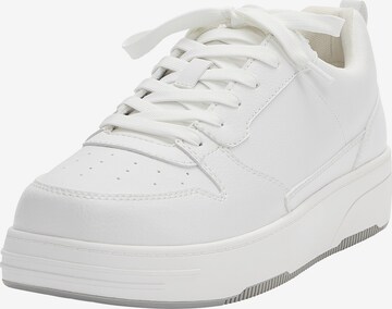 Pull&Bear Rövid szárú sportcipők - fehér: elől