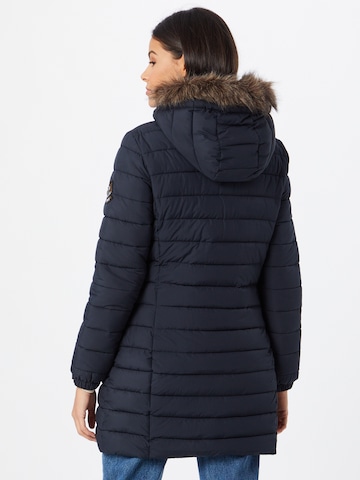 Superdry Wintermantel 'Fuji' in Blauw