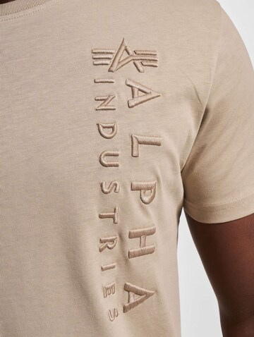 ALPHA INDUSTRIES Shirt in Beige
