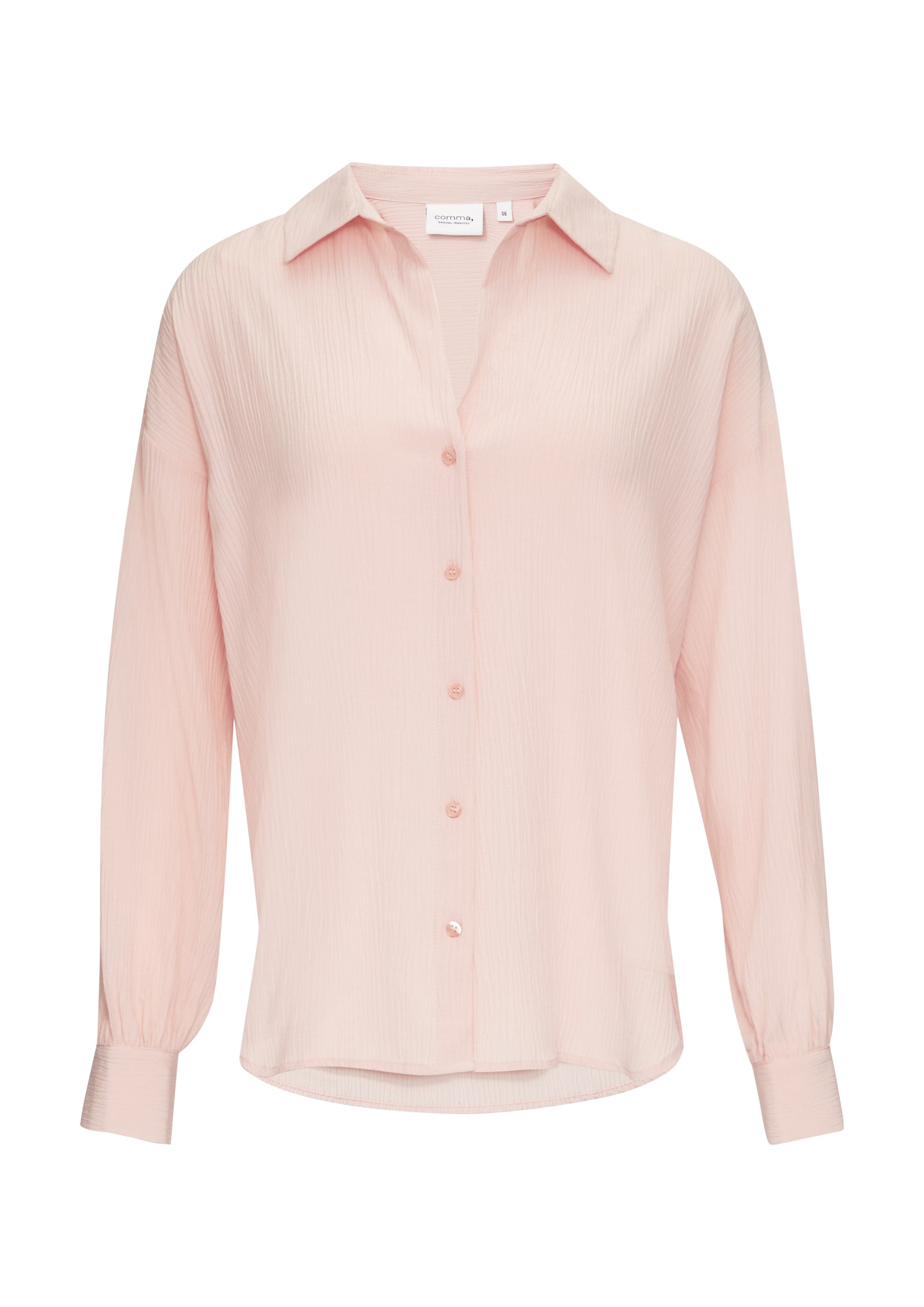 comma casual identity Bluse in Pink: Vorderseite