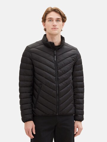 TOM TAILOR Between-season jacket in Black