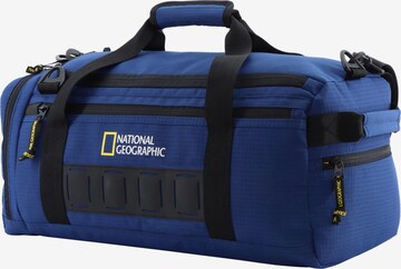 National Geographic Travel Bag 'EXPLORER III' in Blue: front