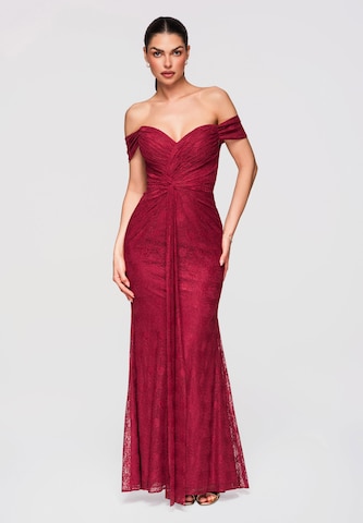 Ombre Evening dress in Red: front