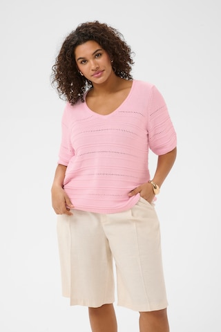 Pull-over 'KCmelia' KAFFE CURVE en rose