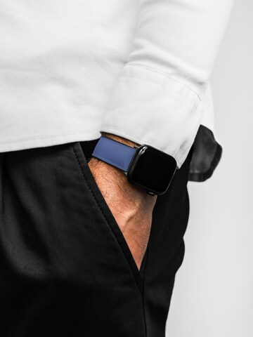 HIRSCH Armbänder - Reloj digital 'Arne for Apple Watch' en azul
