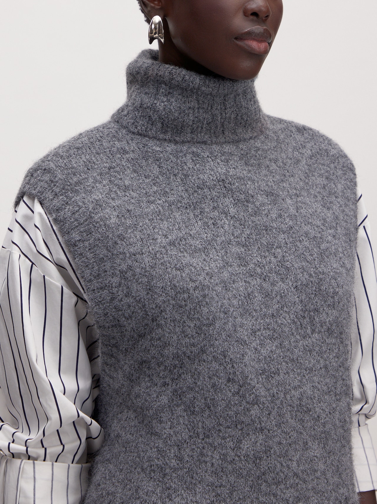 EDITED Gilet 'Alba' grigio