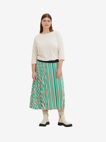 Tom Tailor Women + Skirt in Green