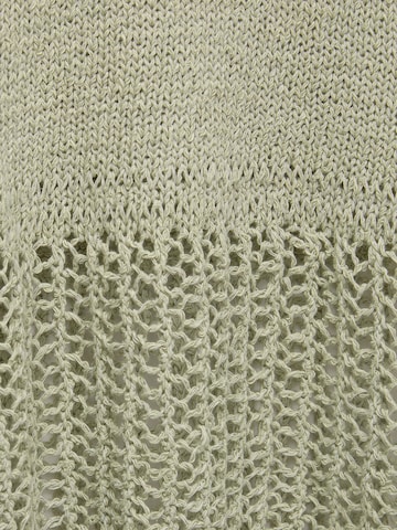 Pull&Bear Vyšívaný top - Zelená