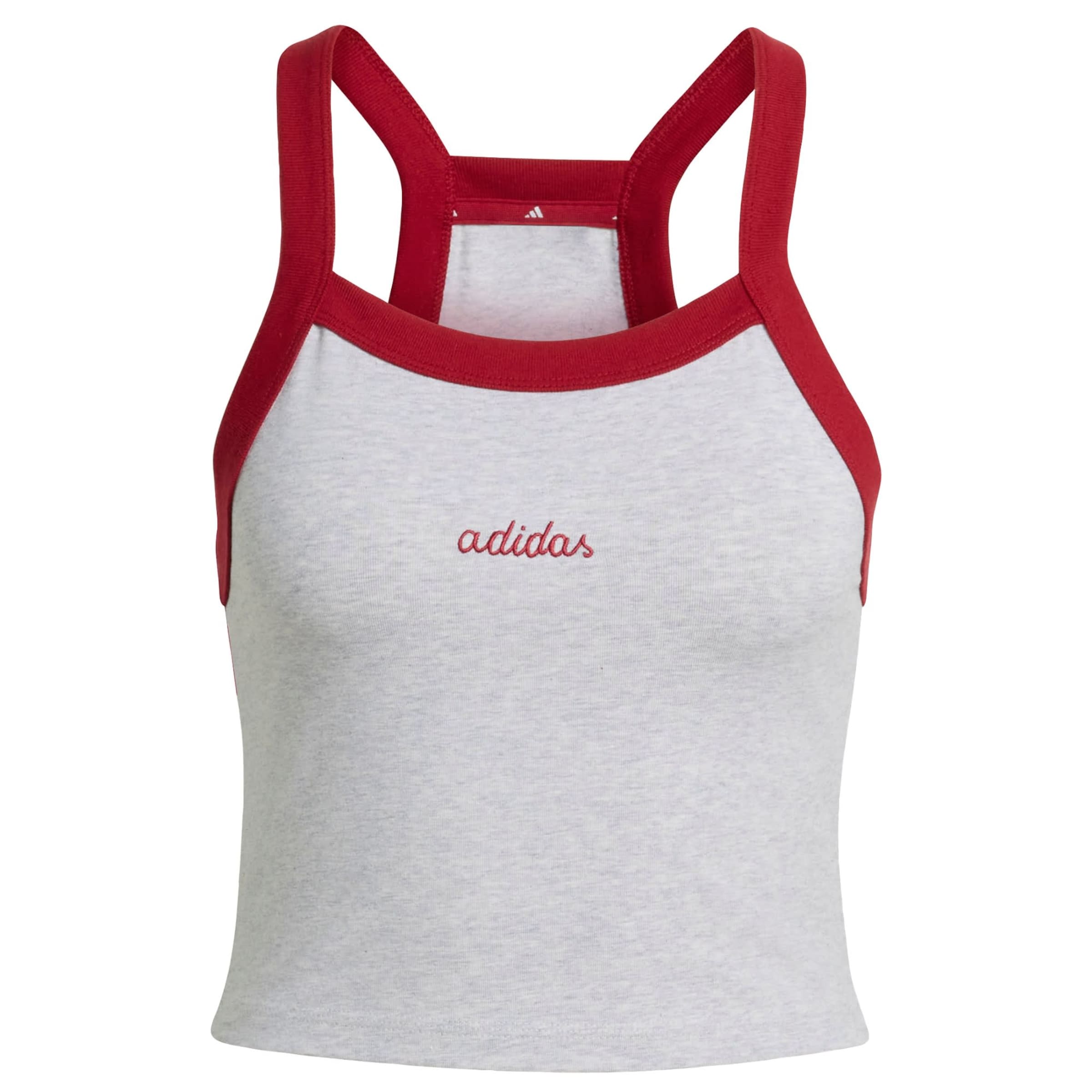 ADIDAS SPORTSWEAR - Top deportivo 'Seasonal Essentials' en gris: frente