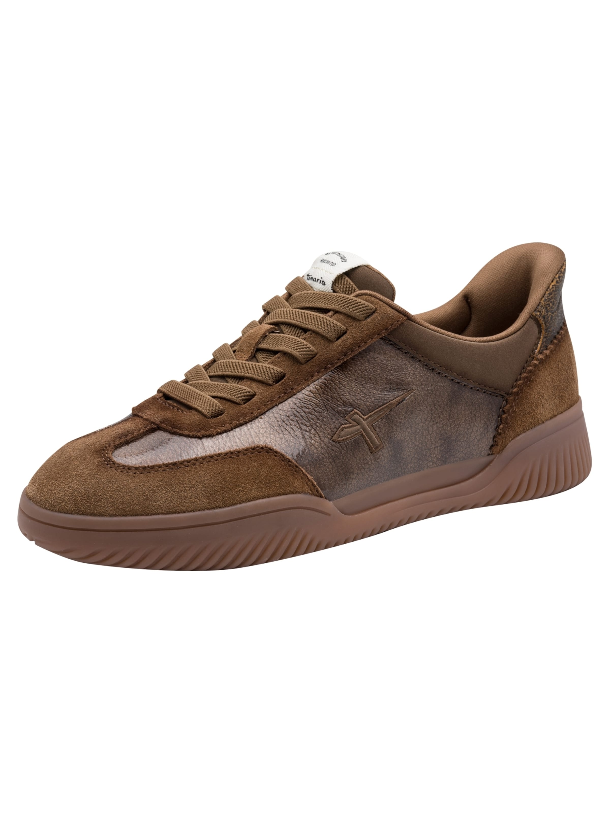 Tamaris Platform trainers in Brown: front