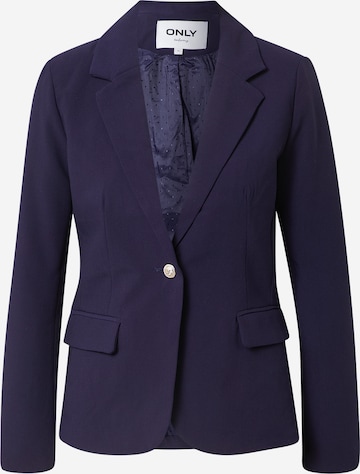 Blazer 'YASMINE' ONLY en bleu : devant