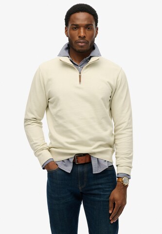 Pull-over 'Essential' Superdry en beige : devant