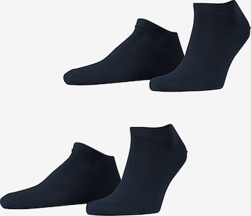 ESPRIT Füßlinge 'Basic Uni 2-Pack' in Blau: Vorderseite
