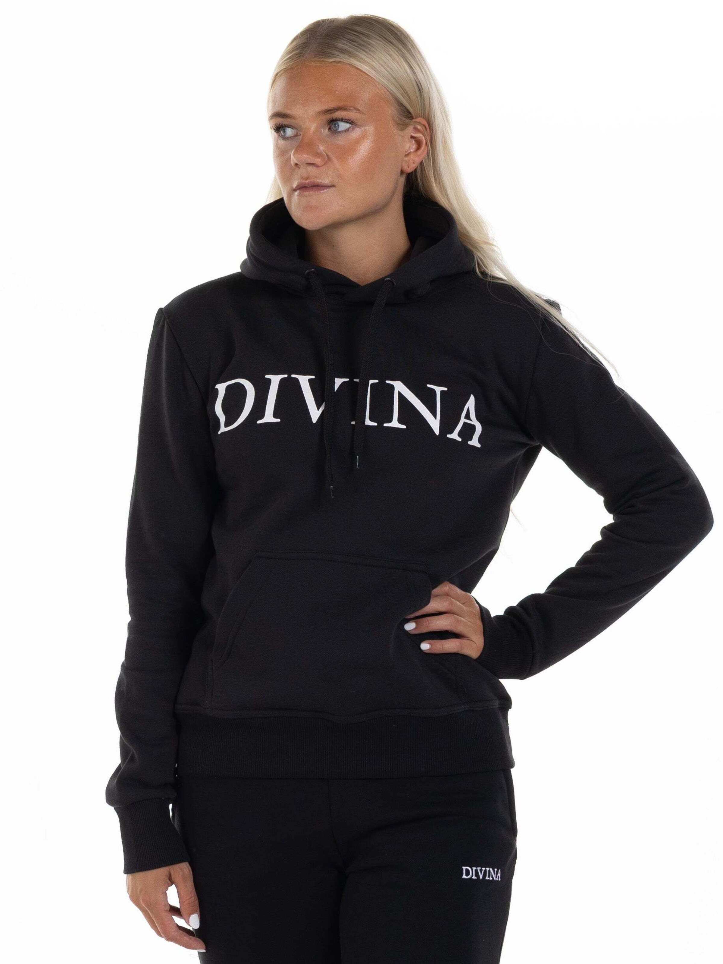 Divina Sweatshirt 'Original' in Schwarz: Vorderseite