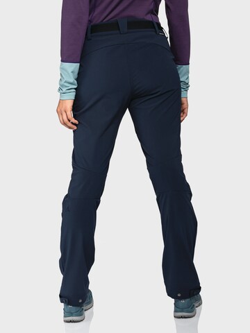 Schöffel Regular Outdoor trousers 'Taibun' in Blue