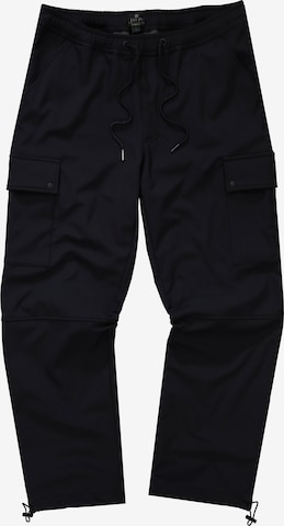 JAY-PI Regular Athletic Pants in Black: front