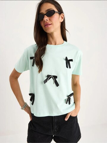T-shirt Bianco Lucci en vert
