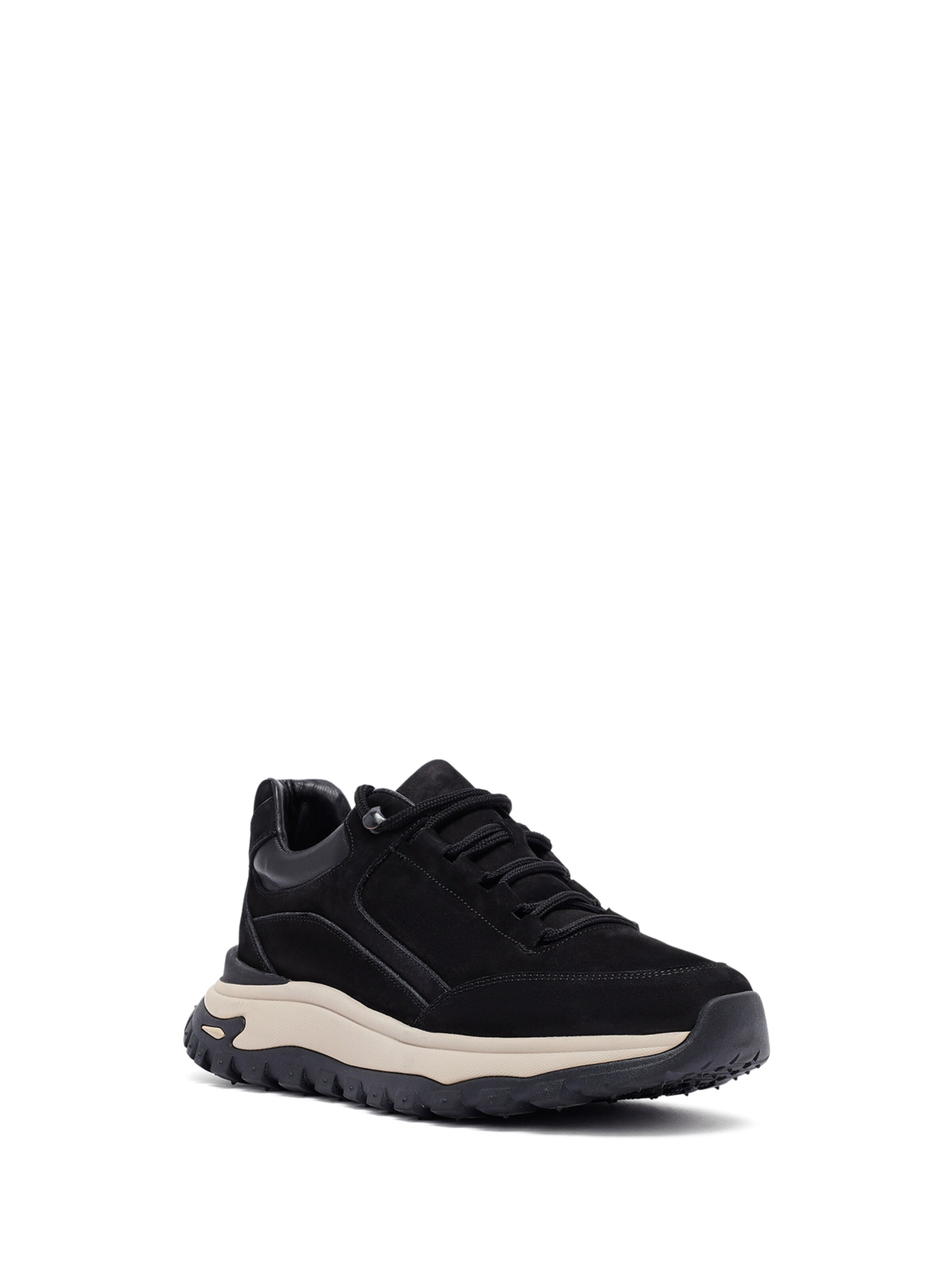 Sneaker bassa di Derimod in nero: frontale