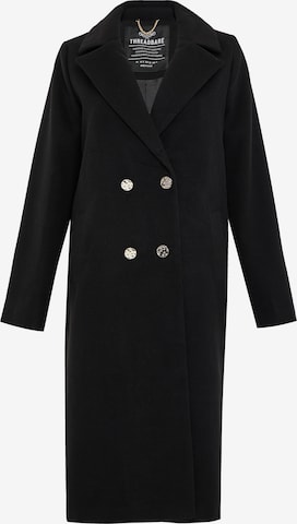 Threadbare Between-seasons coat 'Marley' in Black: front