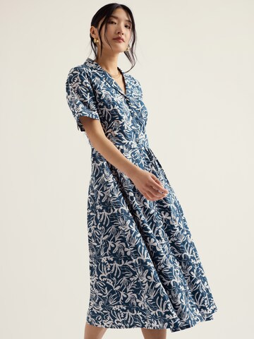 Abito camicia 'Charlotte' di Seasalt Cornwall in blu: frontale