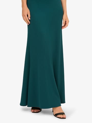 Adrianna Papell Evening dress 'One Shoulder Ruffle Crepe Gown' in Green